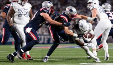 The Patriots’ top-ranked run defense can match a record held by Super Bowl-winning 2020 Buccaneers this week in Tampa Bay