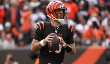Bengals QB Joe Flacco (right shoulder; questionable) planning to start vs. Bears