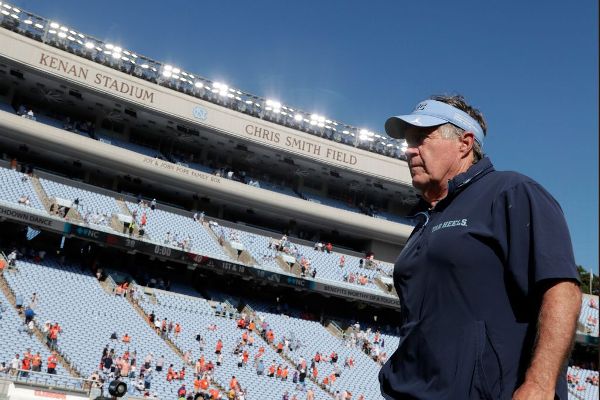 UNC's Belichick 'focused' on Wake Forest, not open Giants job