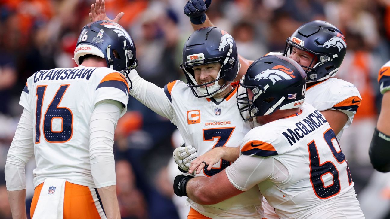 Denver Broncos rally again, secure six-game win streak