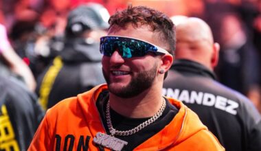 Cam Skattebo, Giants get into melee with Judgement Day at 'Raw'