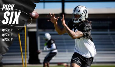 Brock Bowers and Jakobi Meyers return to the field while Jaguars' explosive rookie Travis Hunter is sidelined