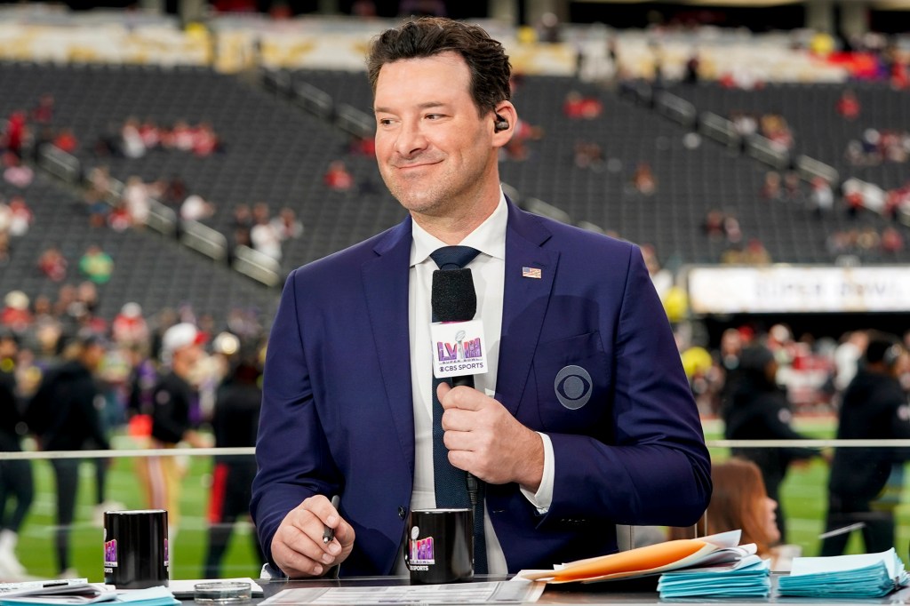 Tony Romo, here in February 2024, went viral over his "DTF" soundbite during Week 10 of the 2025 NFL season.