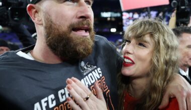 Taylor Swift Supports Travis Kelce at Chiefs vs. Colts Game