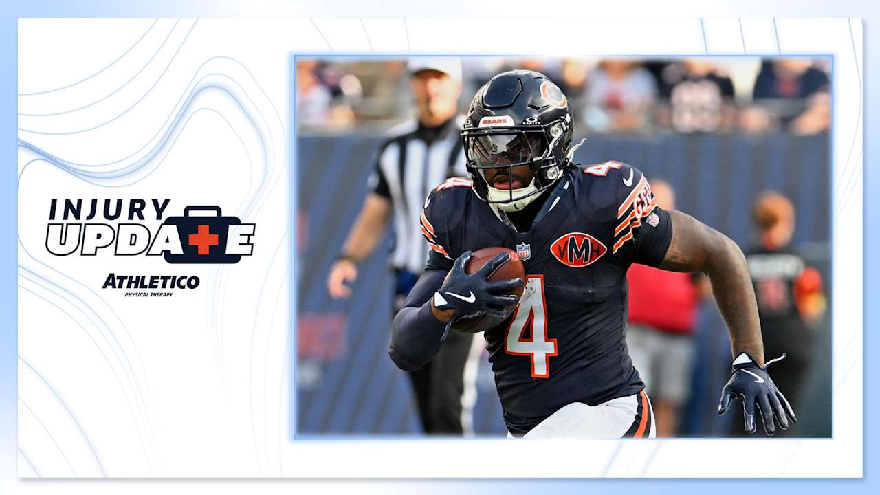 Bears RB D’Andre Swift questionable for Sunday’s game