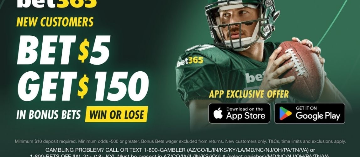 bet365 Bonus Code ROTOWIRE: Get $150 Bonus for Indianapolis Colts vs. Kansas City Chiefs (Nov. 23)