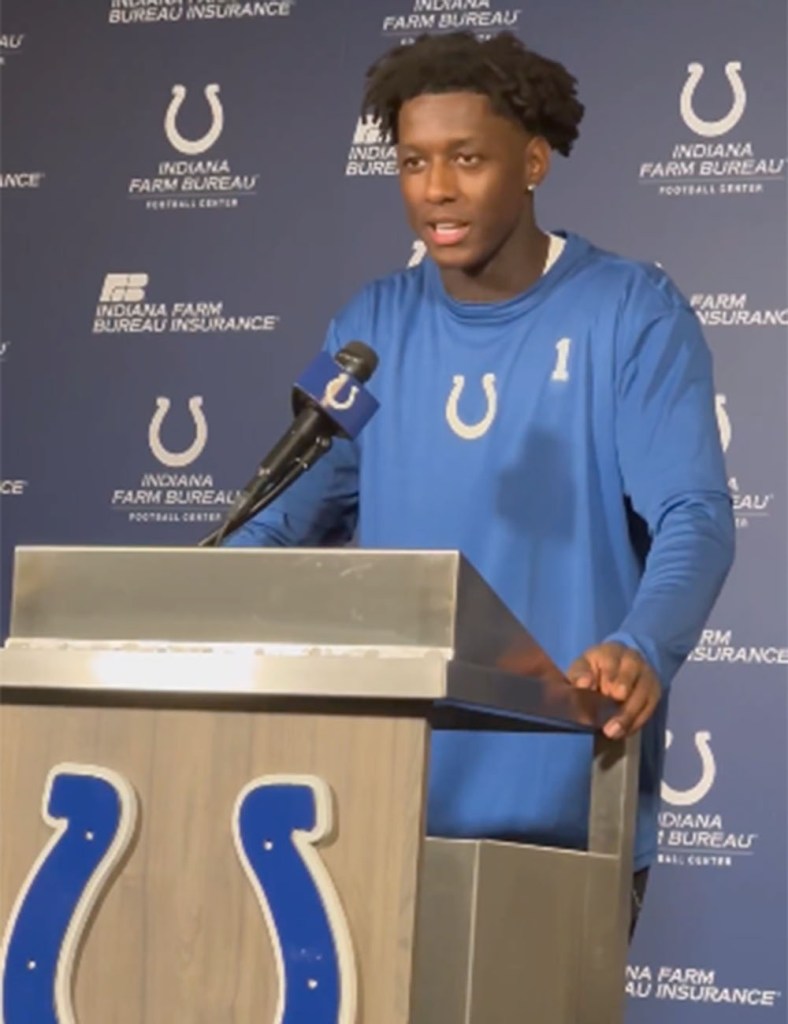 Sauce Gardner said he was "running in circles in the house" when he found out the Jets traded him to the Colts before Tuesday's 4 p.m. trade deadline. 