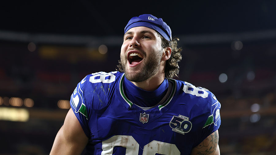 Seattle Seahawks AJ Barner...