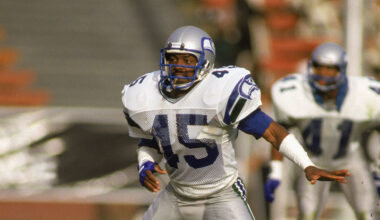 Seattle Seahawks Kenny Easley helmet tribute...