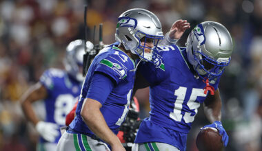 Seattle Seahawks Sam Darnold Tory Horton...