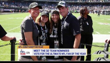 Las Vegas Raiders 'Fan of the Year' Jeffrey Miller