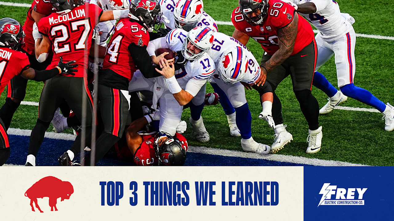 The top 3 things we learned from Bills vs. Bucs
