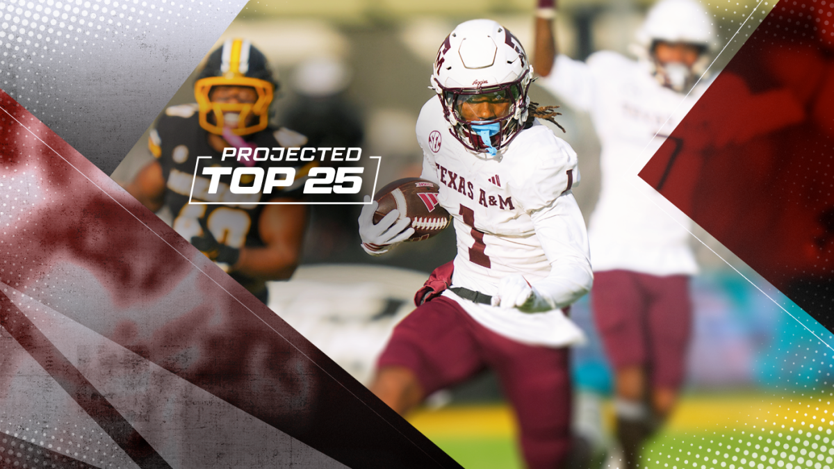 Tomorrow's Top 25 Today projects college football rankings entering Week 12