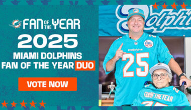 Miami Dolphins Announce Tommy Dubinski and Lydia Dubinski as 2025 Fan of the Year
