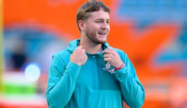 Miami Dolphins QB Quinn Ewers making progress behind scenes