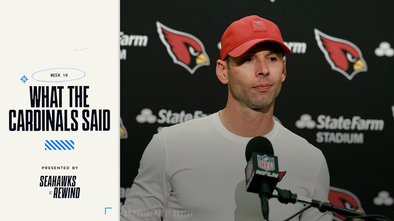 What The Cardinals Said Following Their 44-22 Loss Vs. The Seahawks