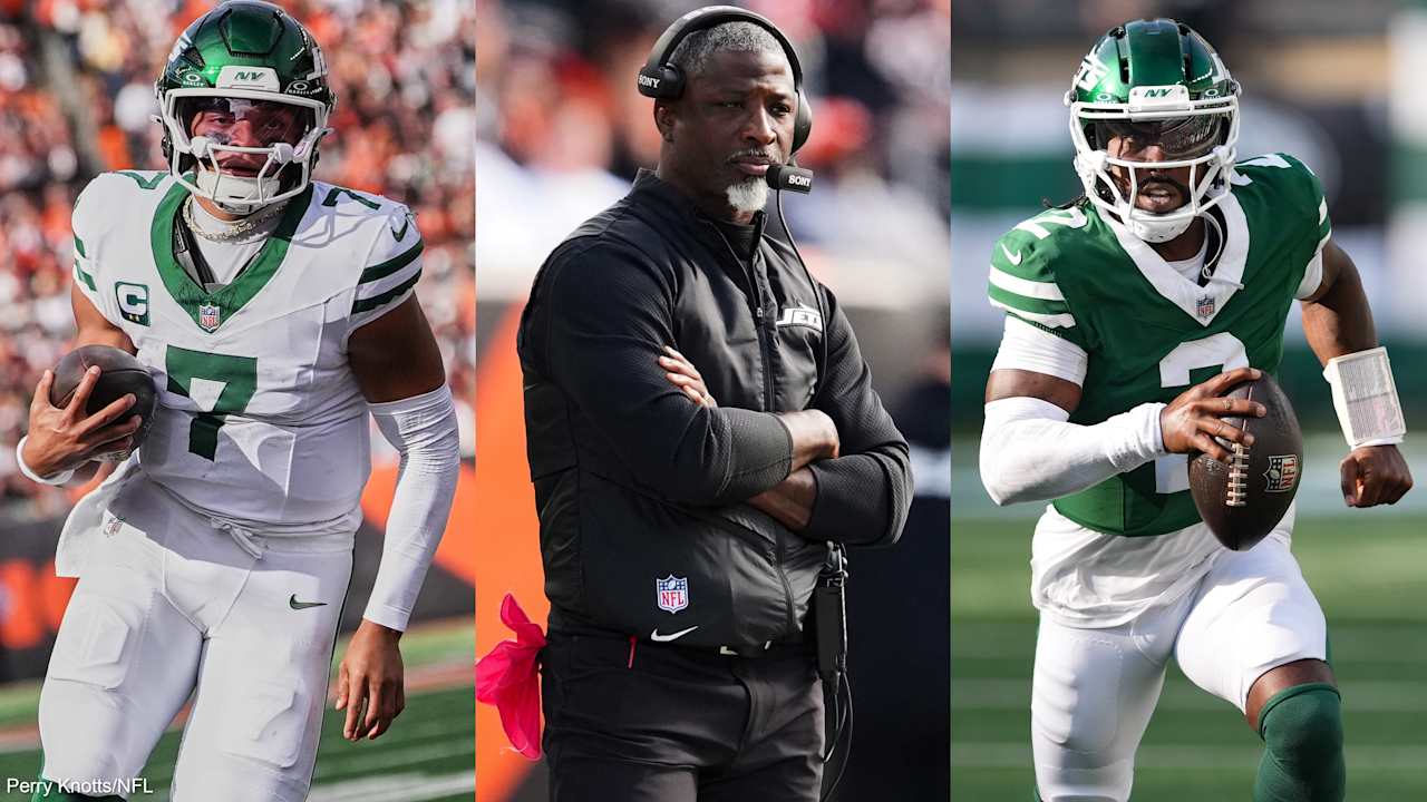 Jets coach Aaron Glenn keeping his starting QB decision under wraps again ahead of Browns game