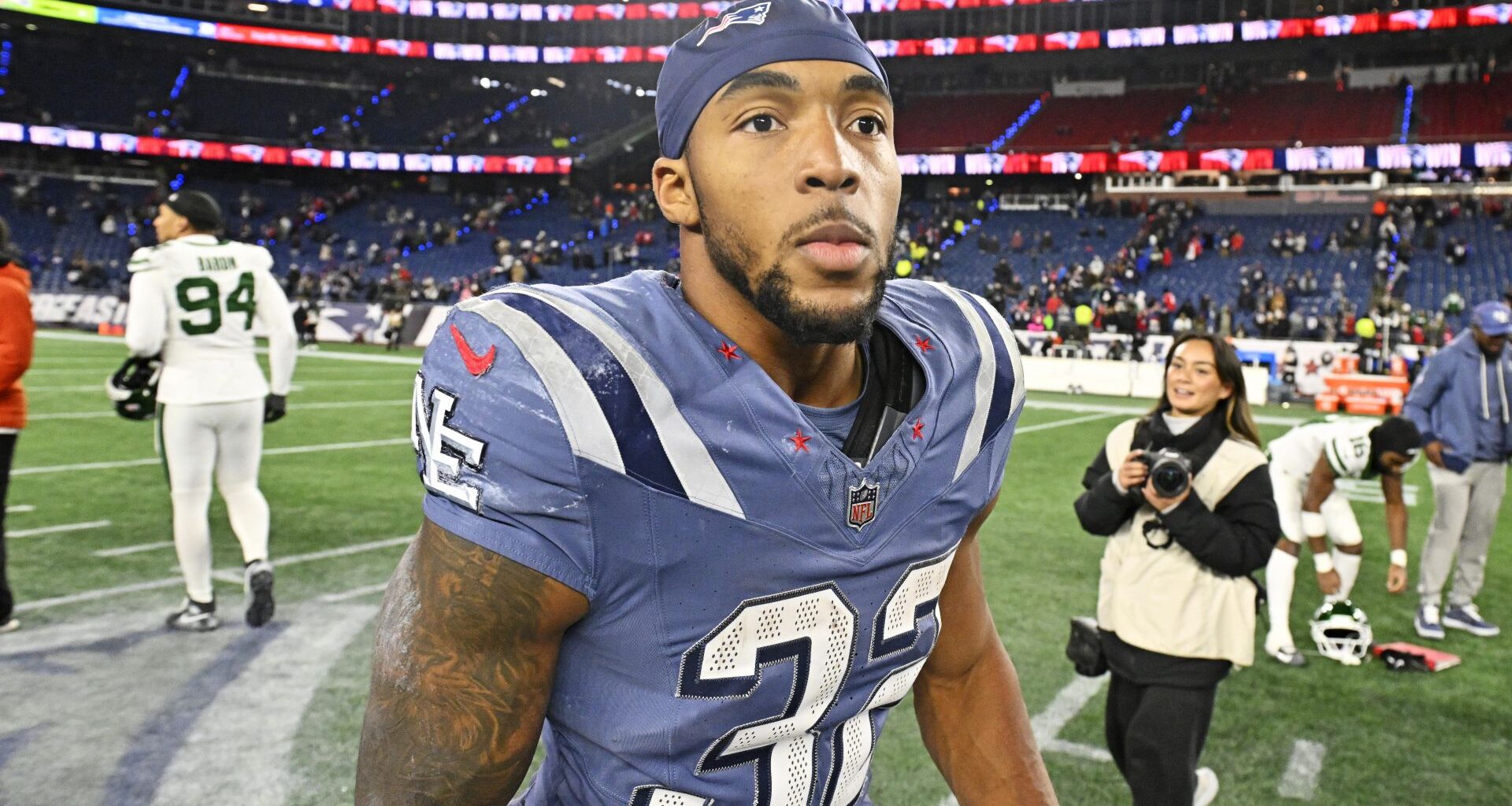 TreVeyon Henderson Makes Patriots History In Win Vs. Jets