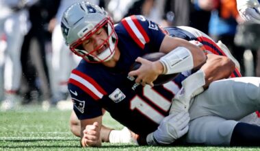 Most of his sacks are not on Patriots' O-line