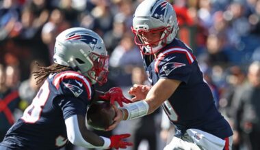 Patriots rule out three starters for Week 10 game vs. Buccaneers
