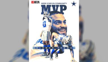 Solomon Thomas named Week 12 NFLPA Community MVP 