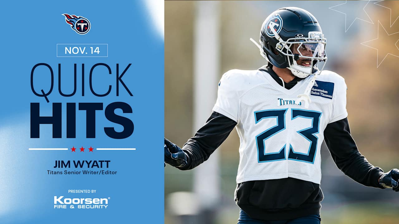 Quick Hits After Friday's Titans Practice 