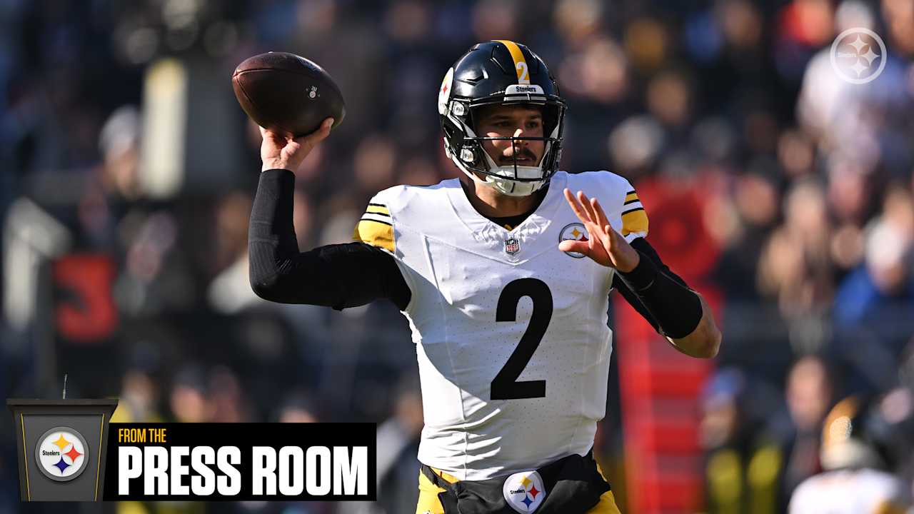 From the Press Room: Steelers at Bears 