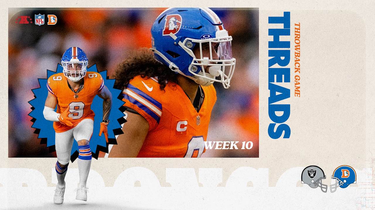 Broncos to wear throwback uniforms for ‘Thursday Night Football’ matchup vs. Raiders