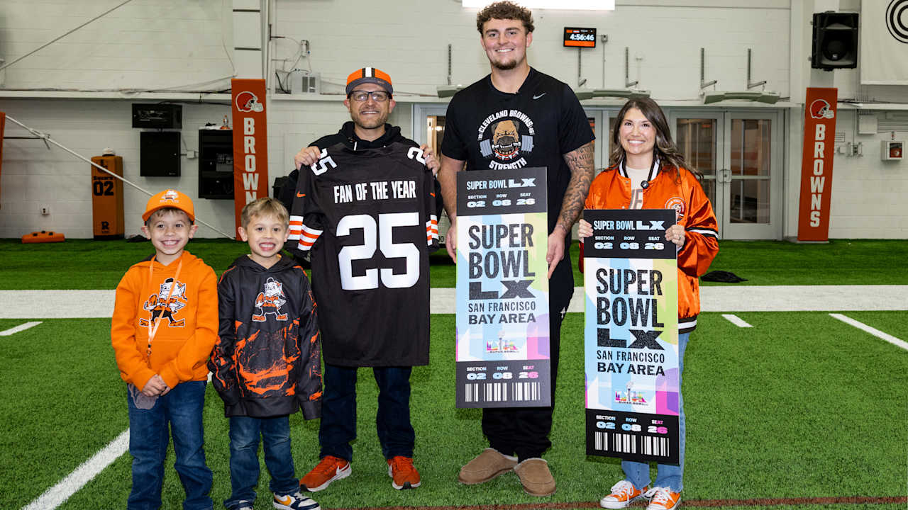Browns nominate Kyle Kovach for NFL’s 2025 Ultimate Fan of the Year