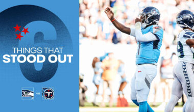 Six Things That Stood Out for the Titans in Sunday's 30-24 Loss to the Seahawks