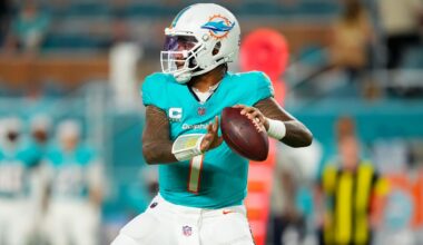 Dolphins open to trading ahead of deadline as Miami faces questions on Tua Tagovailoa, Mike McDaniel
