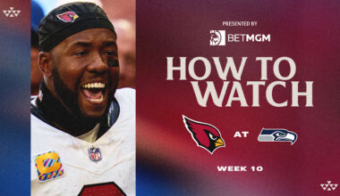 Cardinals at Seahawks, Week 10