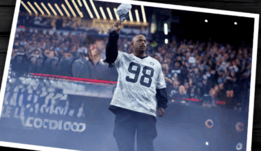 US Air Force veteran representing Las Vegas Raiders on the national stage