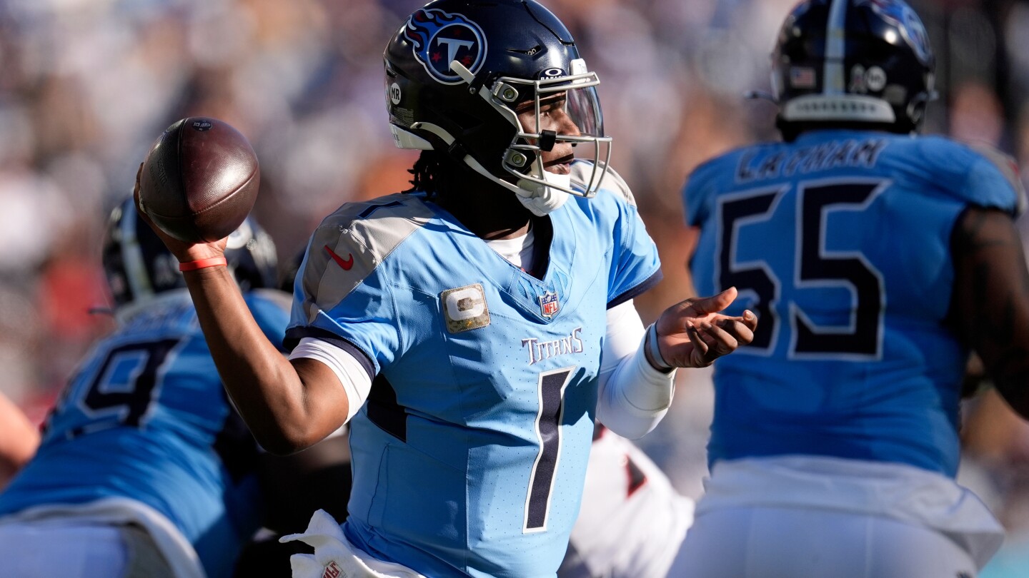 Injuries at wide receiver new challenge for the Titans and rookie QB Cam Ward