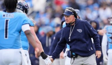 Tennessee Titans tied for NFL's worst record at 1-8 at midpoint of season