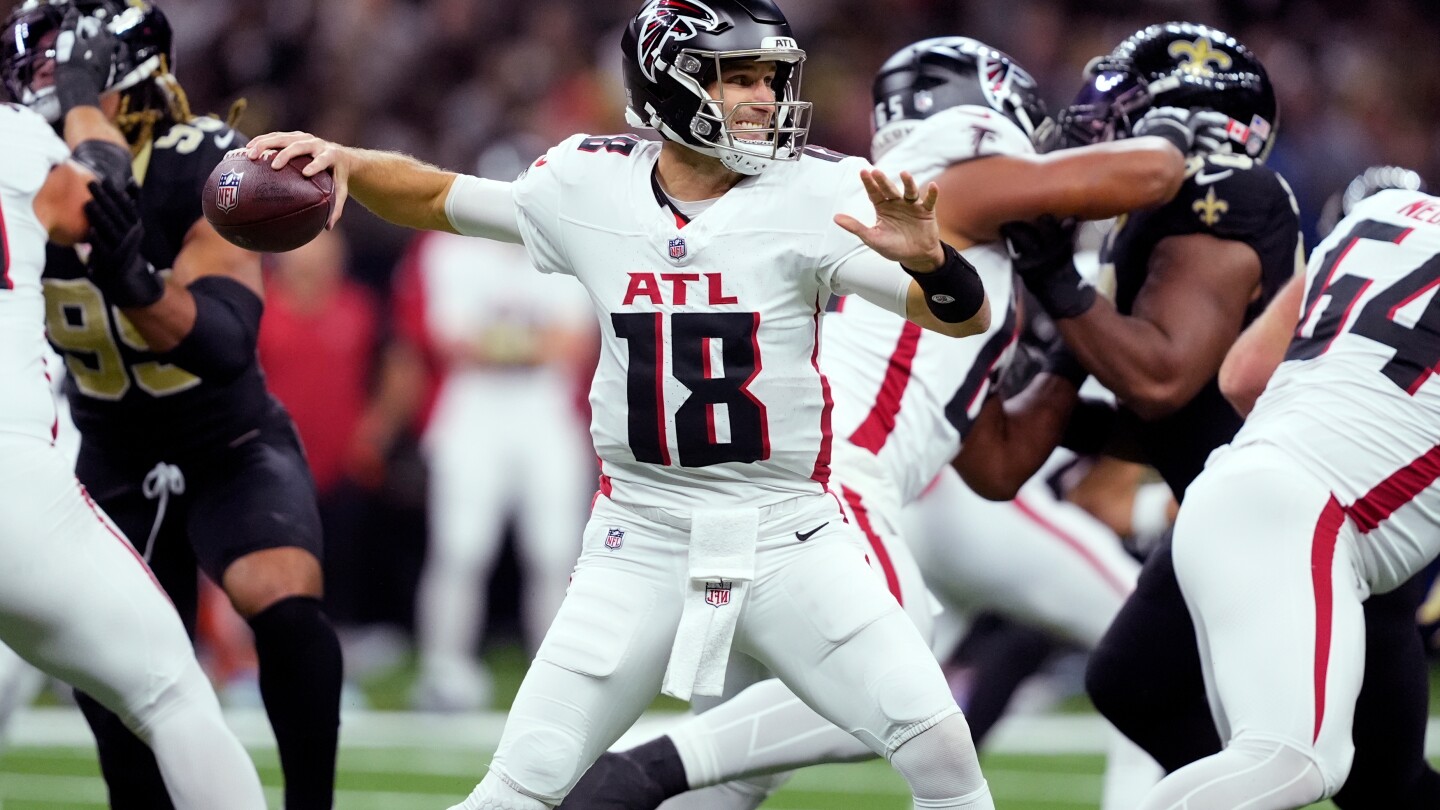Kirk Cousins leads Falcons to 24-10 win over Saints