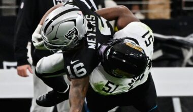 Jacksonville Jaguars gain Jakobi Meyers as Texans' C.J. Stroud sits out