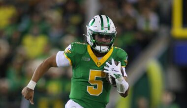 Top 5 spots in college football rankings stay steady; Oregon, Miami get slight bumps after big wins