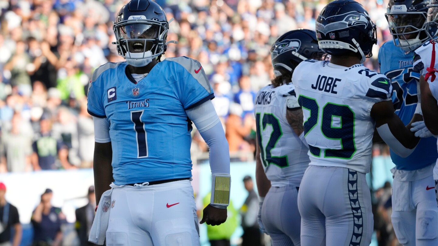 Tennessee Titans see hope as rookie QB Cam Ward shows growth even in latest loss