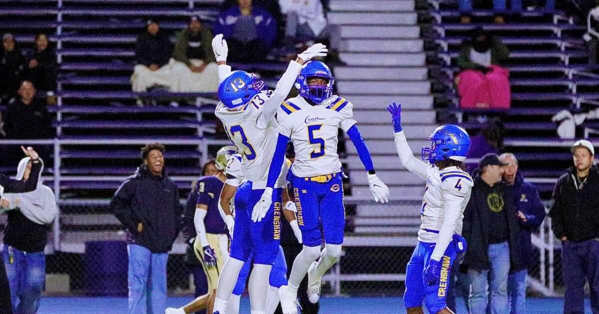 Crenshaw rises again in football but without coach Robert Garrett