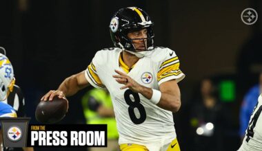 From the Press Room: Steelers at Chargers