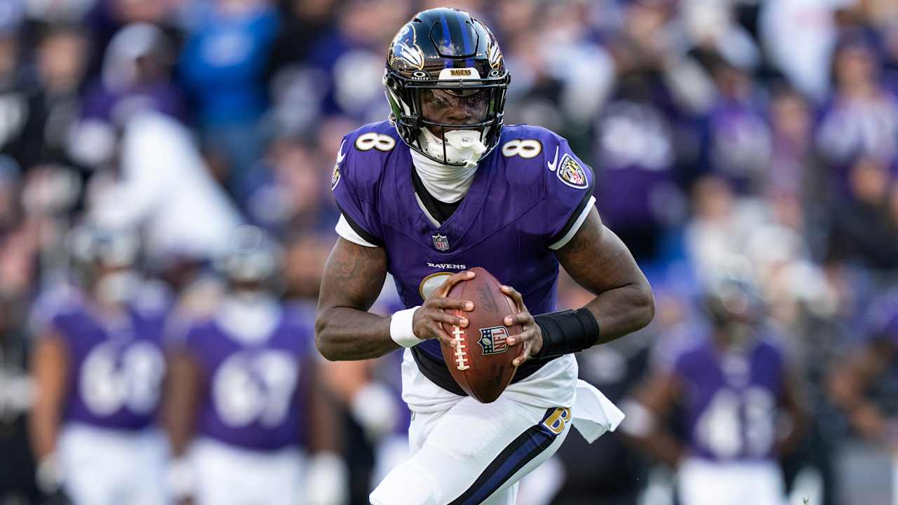 Ravens QB Lamar Jackson (toe) has no injury designation after third injury in three weeks