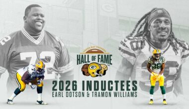 Green Bay Packers Hall of Fame Inc. to induct Tramon Williams and Earl Dotson
