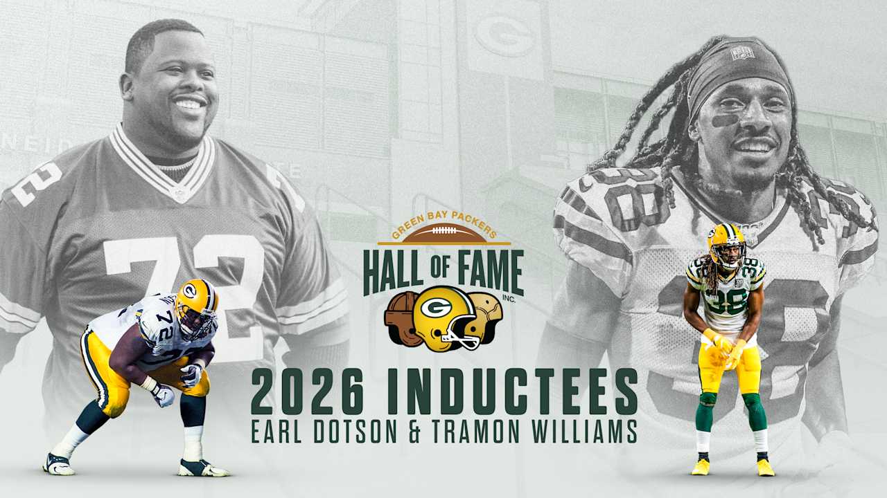 Green Bay Packers Hall of Fame Inc. to induct Tramon Williams and Earl Dotson