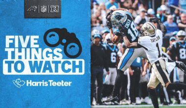 5 things to watch from a possible Jalen Coker game to facing a rookie QB against the Saints