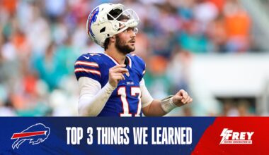 Top 3 things we learned from Bills vs. Dolphins