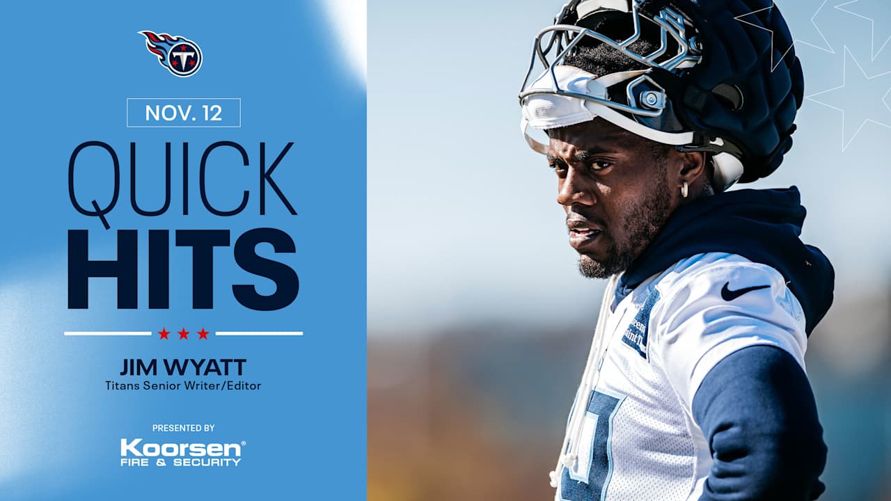 Quick Hits After Wednesday's Titans Practice