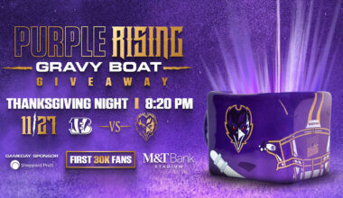 Ravens to Give Away Gravy Boats at Thanksgiving Game vs. Bengals