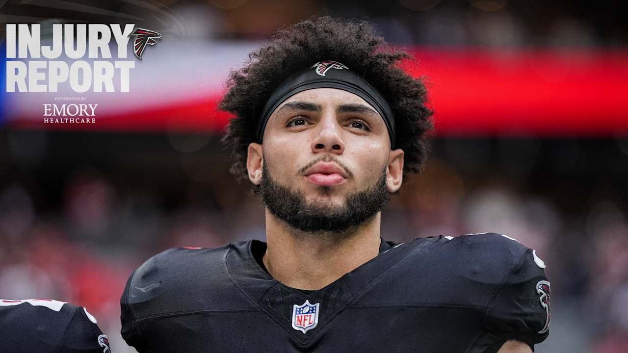 Drake London out, Chris Lindstrom questionable vs. Jets