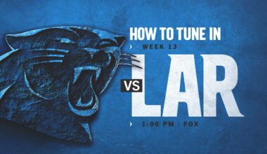 Carolina vs. Los Angeles Rams in Week 13
